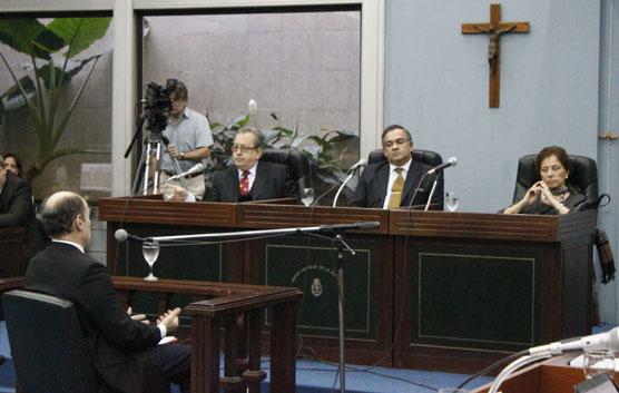 El TOF, escuchando al perito de la Corte Suprema de Justicia de la Nación, Cristian Rando