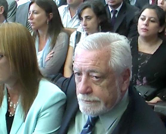 El secretario de Derechos Humanos de la Nación, Eduardo Luis Duhalde en el juicio por Marita Verón