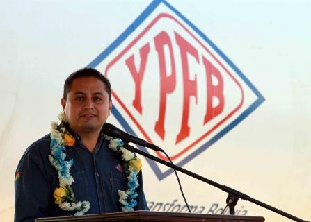 El presidente ejecutivo de YPFB, Guillermo Achá