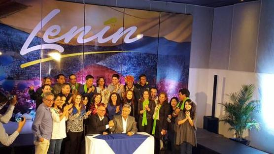 El equipo de Moreno integrado por jovenes formados por Correa