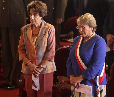 Angela Jeria, madre de Michelle Bachelet, presidenta de Chile
