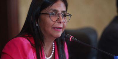 La ministra de Relaciones Exteriores, Delcy Rodríguez