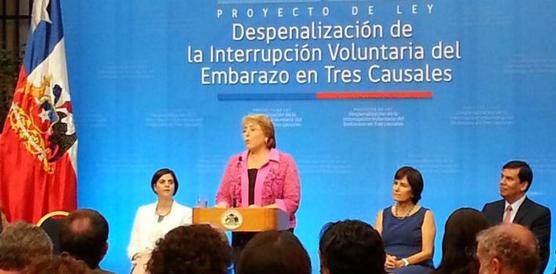 Bachelet presentó el proyecto sobre el aborto legal
