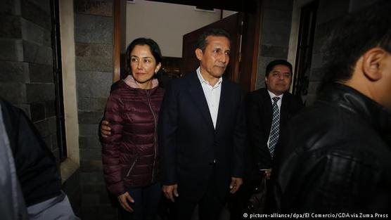 Ollanta Humala y Nadine Herrera su esposa