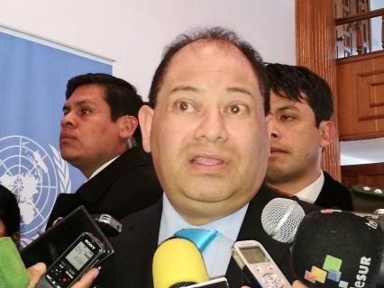 El ministro de Gobierno, Carlos Romero