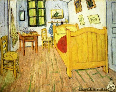 'La habitación de Van Gogh en Arles', una emblemática pintura con bermellón extraído de la grana cochinilla.