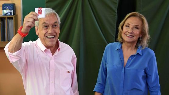 Piñera al salir de votar