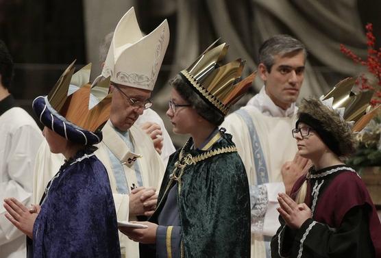 Francisco, ayer en el Vaticano