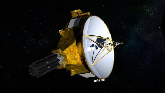 Esta ilustración proporcionada por la NASA muestra la sonda espacial New Horizons