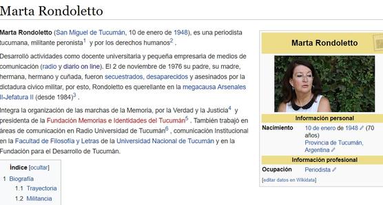 Portada de Wikipedia de Marta