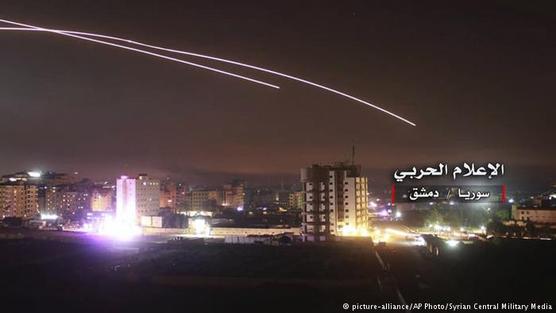 Misiles israelíes caen sobre Damasco