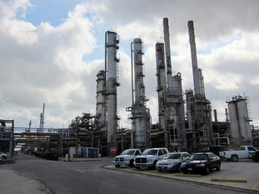 Una planta de gas de la francesa Total en Port Arthur, Texas