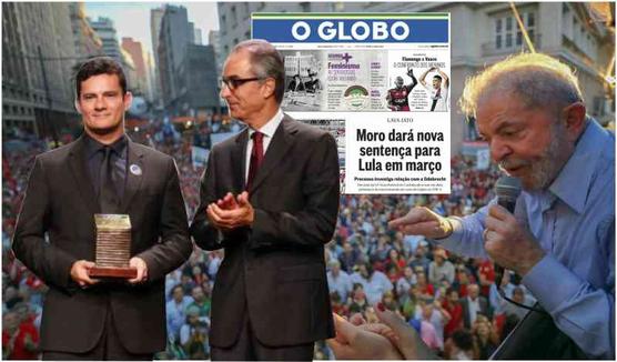 Lula cuesiona a Moro y OGlobo