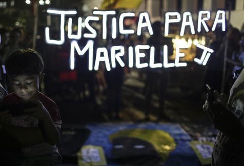Manifestaciones en Río de Janeiro en reclamo del esclarecimiento del brutal asesinato de la activista Marielle Franco