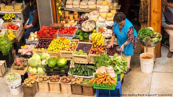 verduras  a la venta en Chile