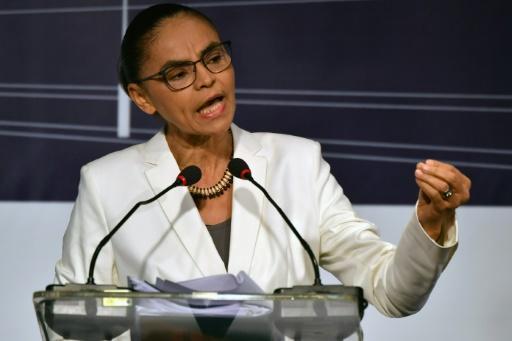 La candidata ambientalista a la presidencia de Brasil Marina Silva