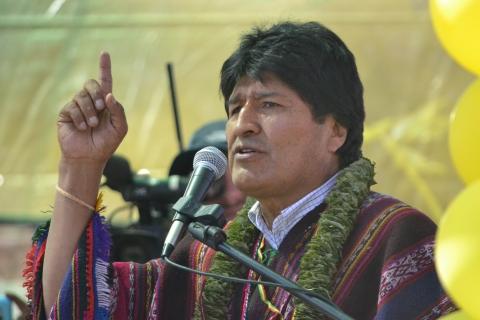 Evo Morales satisfecho