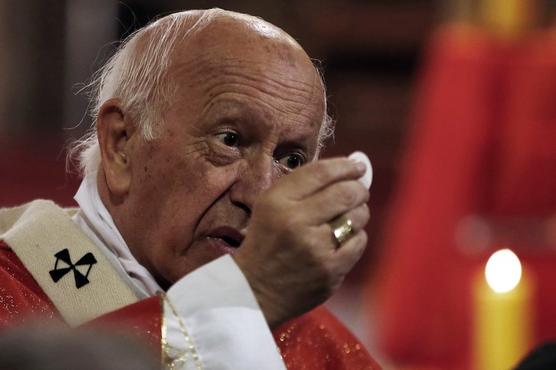 El ahora callado  cardenal Ricardo Ezzati 