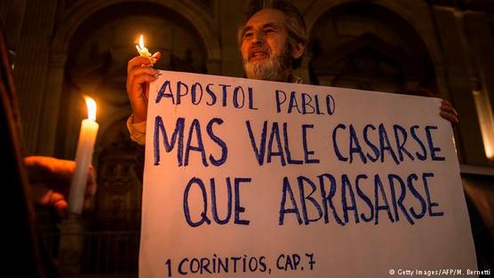 En Chile protestan contra el escándalo de abusos sexuales en la Iglesia Católica.
