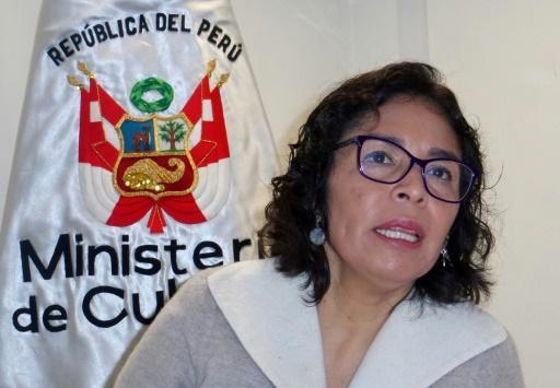 La ministra de Cultura de Perú, Patricia Balbona