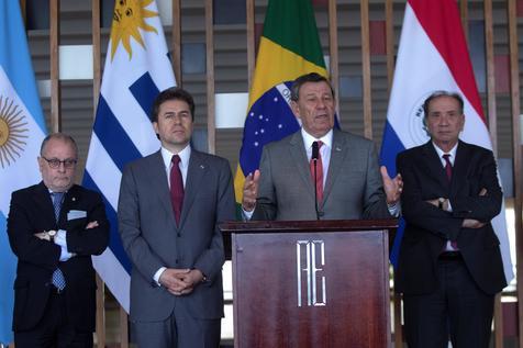 Cancilleres del Mercosur en debates por acuerdo con la UE (foto: ANSA)