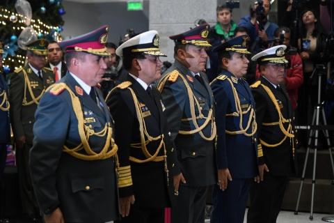 Los nuevos jefes militares de Bolivia