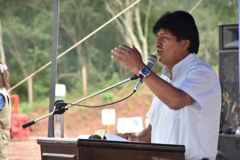 Morales solidario con Venezuela