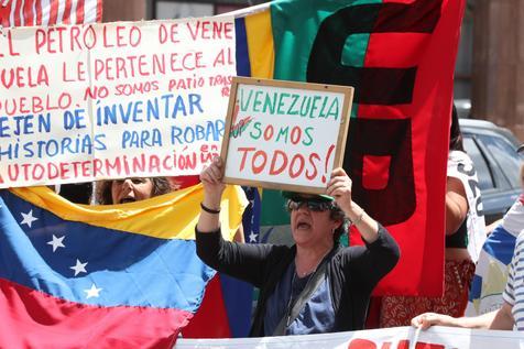 Uruguayos se movilizaron a favor de Venezuela