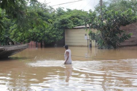 Varias localidades inundadas