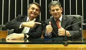 Bolsonaro y el corrupto Gustavo Bebbiano, presidente del PSL