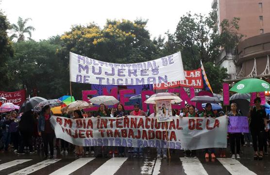 Marcha de las mujeres en Tucumán