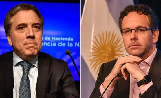 Nicolás Dujovne (Ministro de Hacienda) y Guido Sandleris (Presidente del Banco Central)