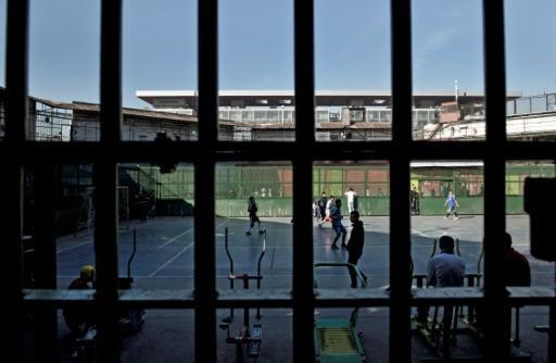 Patio de la penitenciaría de Santiago de Chile 