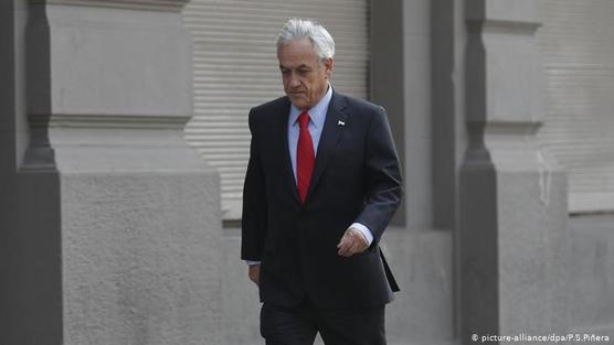 Piñera entra en La Moneda