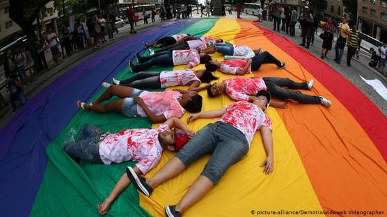 Movilización contra homofobia en Brasil