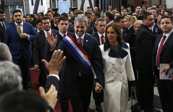 El presidente de Paraguay, Mario Abdo Benítez