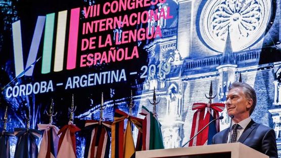 Macri en Congreso de la Lengua