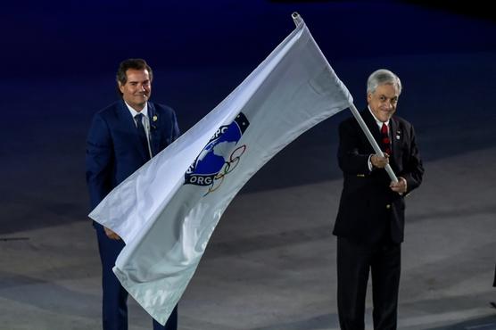Sebastián Piñera, flamea la bandera panamericana ya que Santiago será la próxima sede del evento continental en 2023