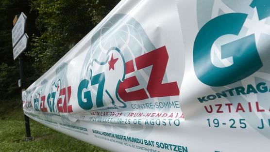La Contra Cumbre al G7 reune en Hendaya e Irún, frontera franco española, a una plataforma alternativa compuesta por 150 ONGs