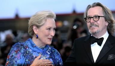 Meryl Streep y Soderbergh (foto Ansa)