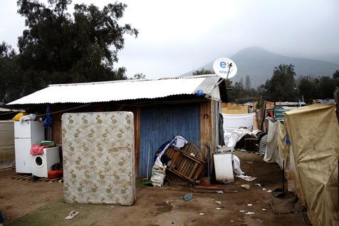 Los Campamentos (barriadas pobres) en aumento en Chile (foto: Ansa)