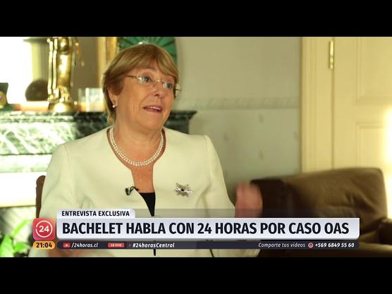 Bachelet desmiente por la tele su vinculación con OAS