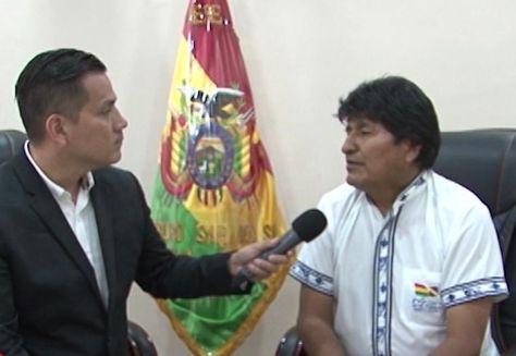 Evo Morales entrevistado para Detrás de la Verdad