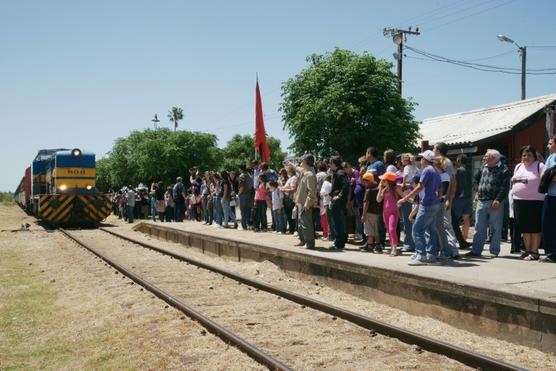 Estación Ituzaingó a 70 kilómetros de Montevideo