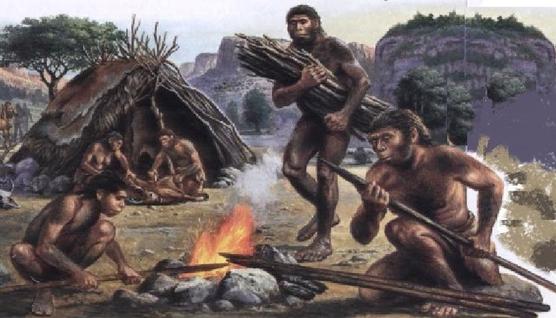 El homo erectus ya cocinaban la carne