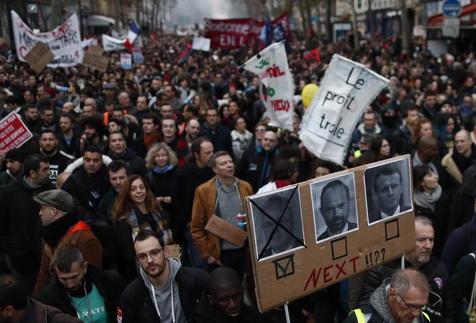 El 9 de enero nuevo día de protesta masiva en Francia (foto: ANSA)