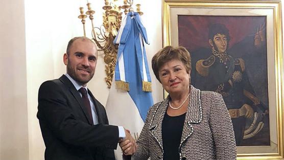 El ministro de Economía, Martín Guzmán, se reunió con la directora gerente del FMI, Kristalina Georgieva
