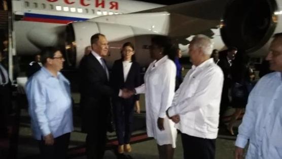 El canciller ruso Sergei Lavrov inició en Cuba una gira por América Latina 