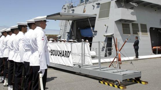Recibimiento de la Armada al patrullero oceánico "Bouchard"