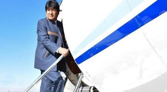 Evo Morales viajó a Cuba